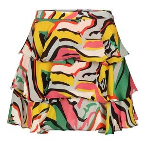 Cavanaghbaker Multi Print Mini Skirt - image 1